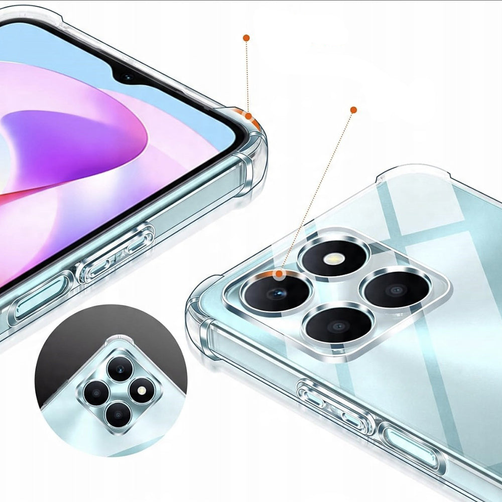 Funda para Honor X6c, Techsuit, Antigolpes Transparente, Transparente