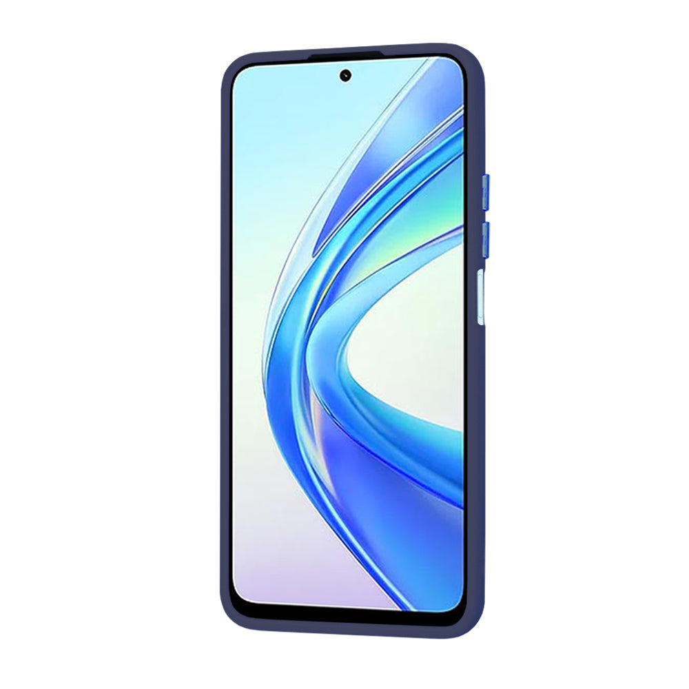 Funda para Honor X7b 5G / 90 Smart / X7b 4G, Techsuit, HaloFrost, Azul Marino