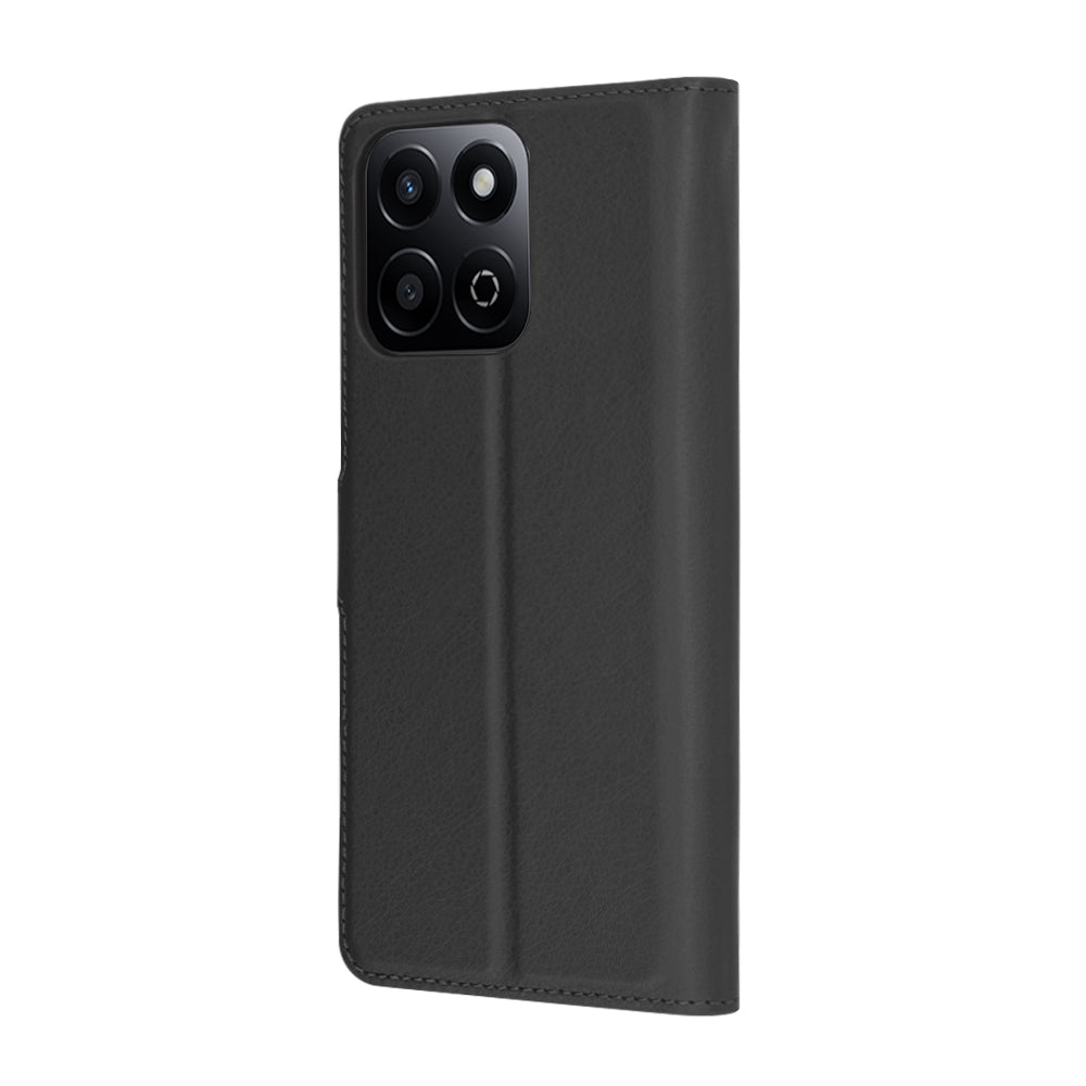 Funda para Honor X7c / 200 Smart, Techsuit, Leather Folio, Negra