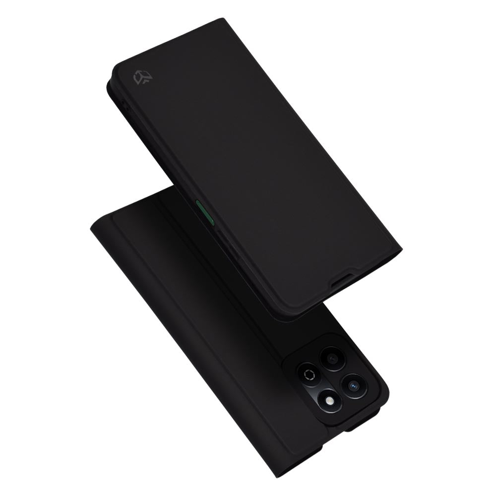 Funda para Honor X7c / 200 Smart, Techsuit, Magskin Book, Negra