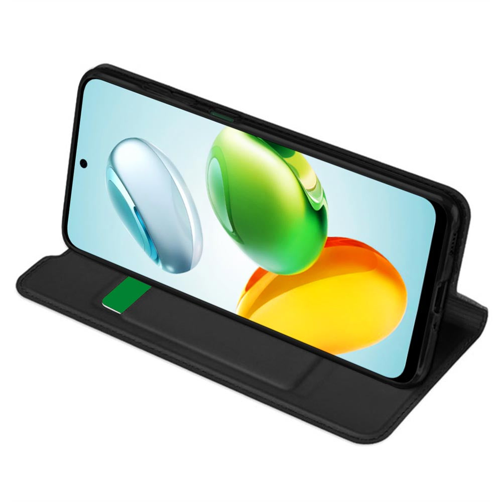 Funda para Honor X7c / 200 Smart, Techsuit, Magskin Book, Negra