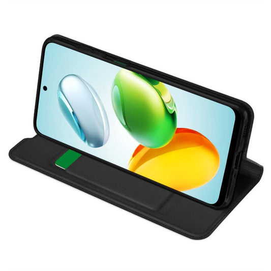 Funda para Honor X7c / 200 Smart, Techsuit, Magskin Book, Negra