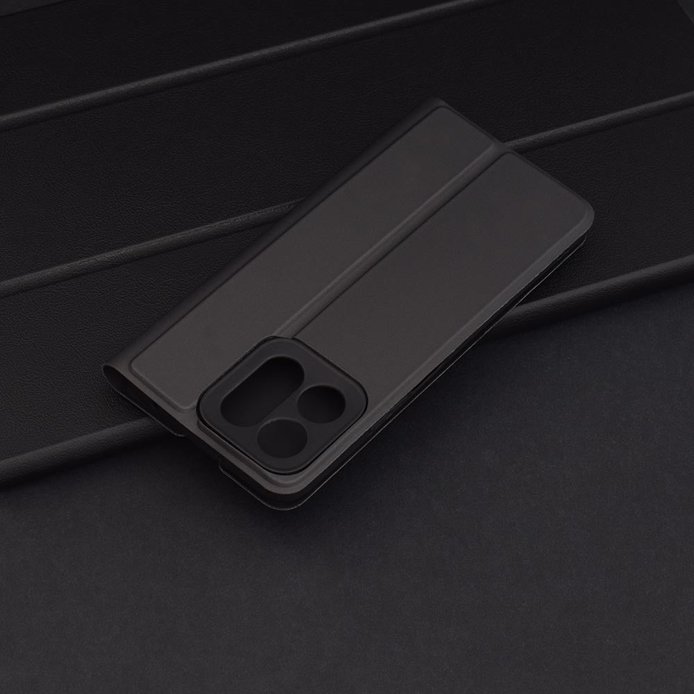 Funda para Honor X7c / 200 Smart, Techsuit, Magskin Book, Negra