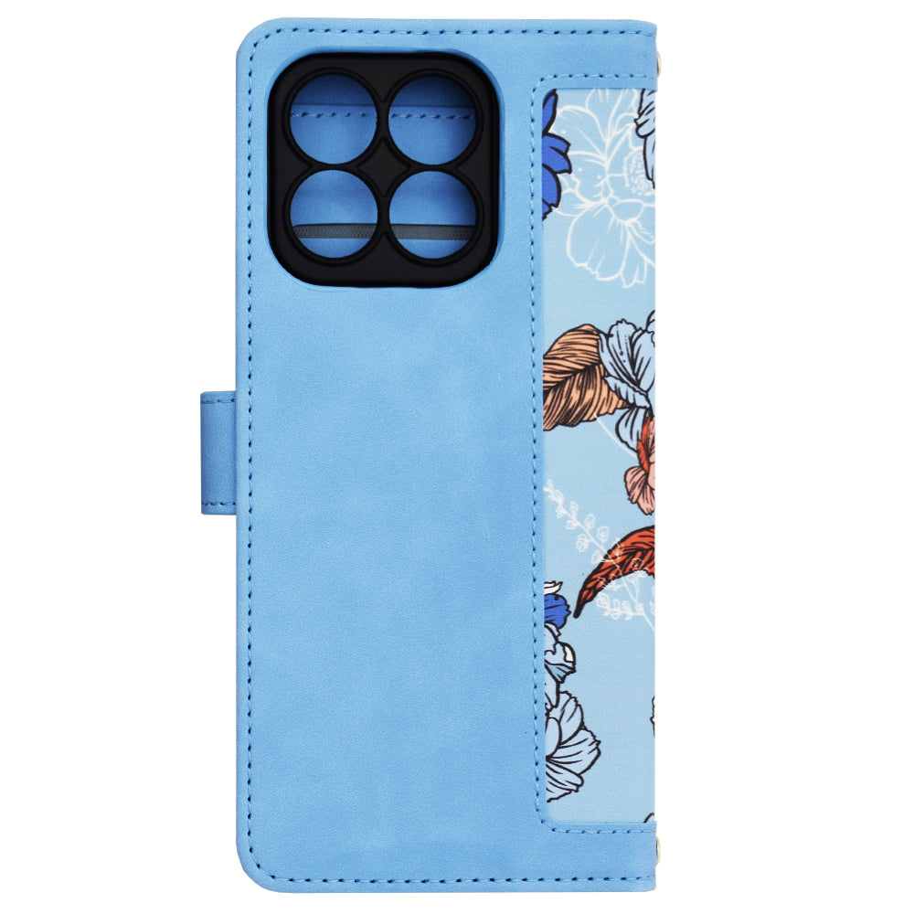 Funda para Honor X8b, Techsuit, FlipCraft, Azul