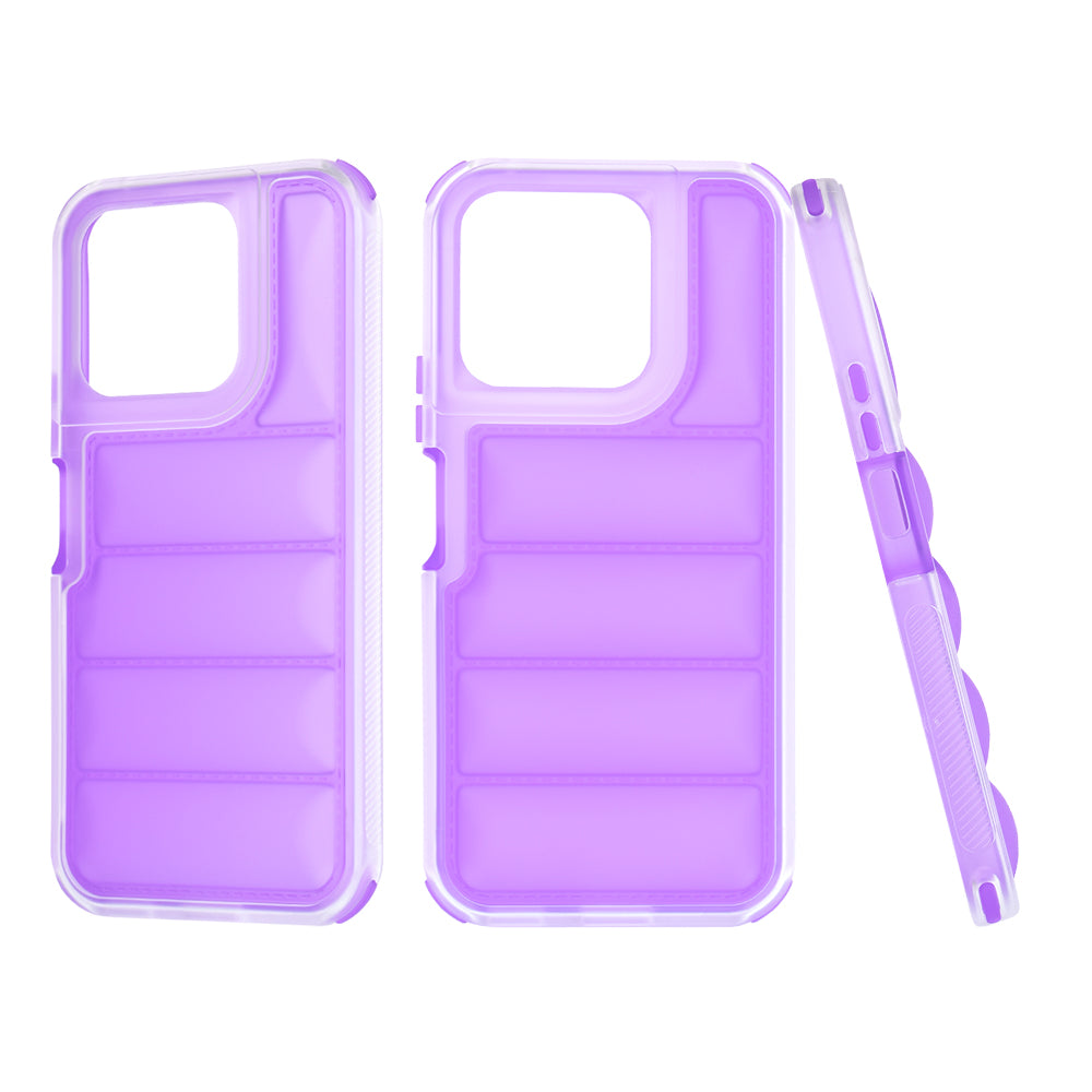 Funda para Honor X8b, Techsuit, Wave Shield, Morado