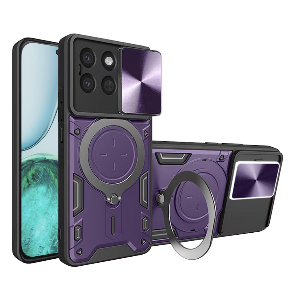 Funda para Honor X8c, Techsuit, CamGuard Pro, Morado