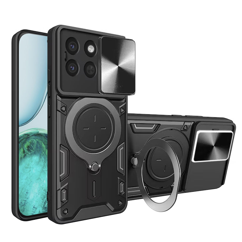 Funda para Honor X8c, Techsuit, CamGuard Pro, Negra