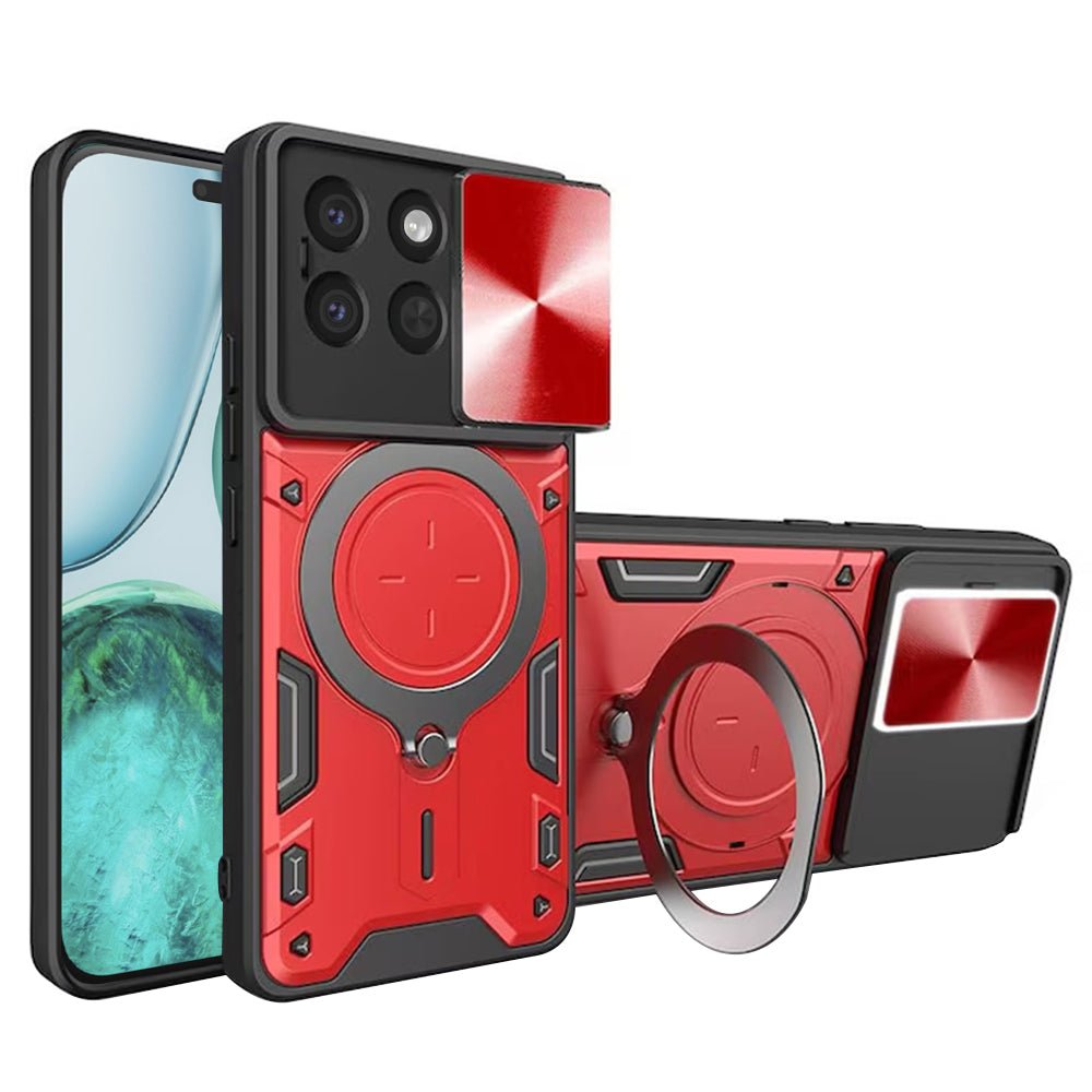 Funda para Honor X8c, Techsuit, CamGuard Pro, Roja