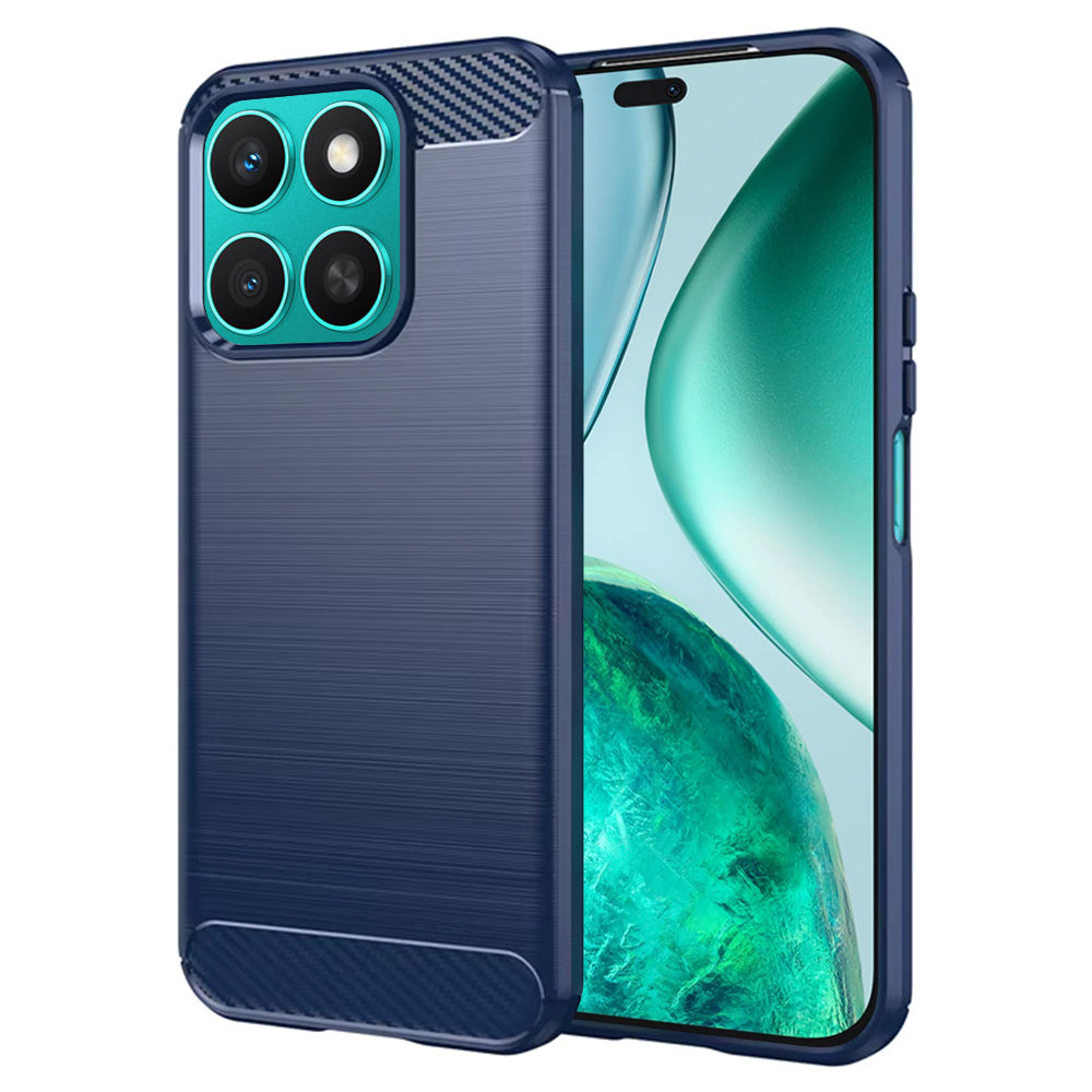 Funda para Honor X8c, Techsuit, Carbono, Azul