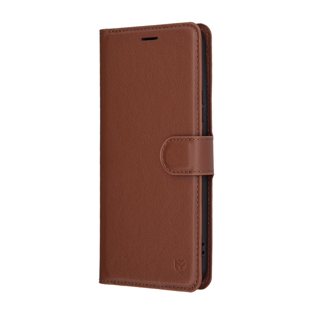 Funda para Honor X8c, Techsuit, Leather Folio, Marrón