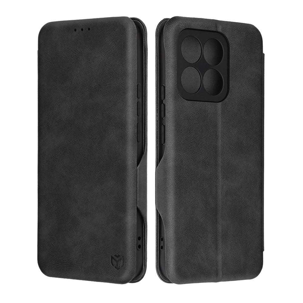 Funda para Honor X8c, Techsuit, Safe Wallet Plus, Negra