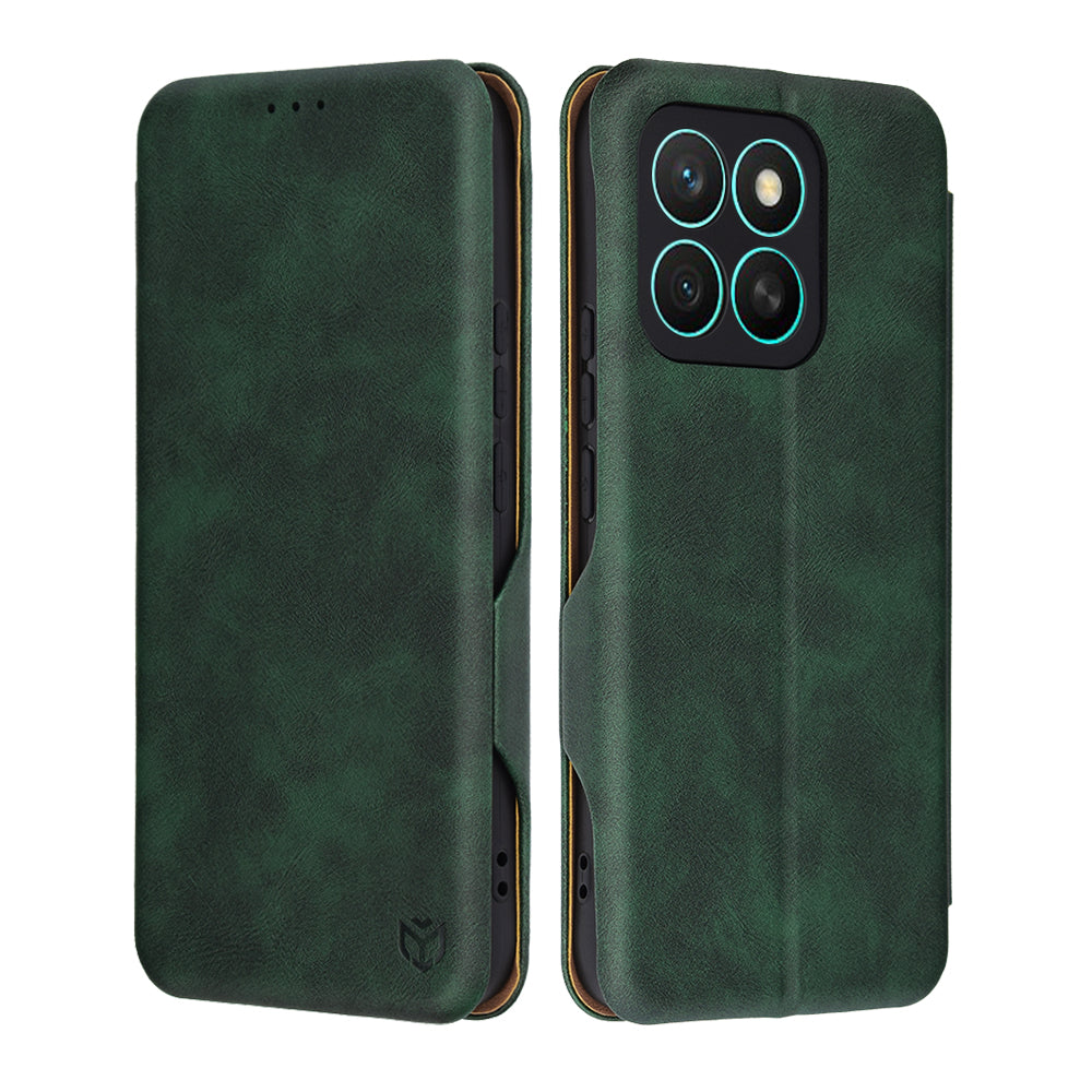 Funda para Honor X8c, Techsuit, Safe Wallet Plus, Verde