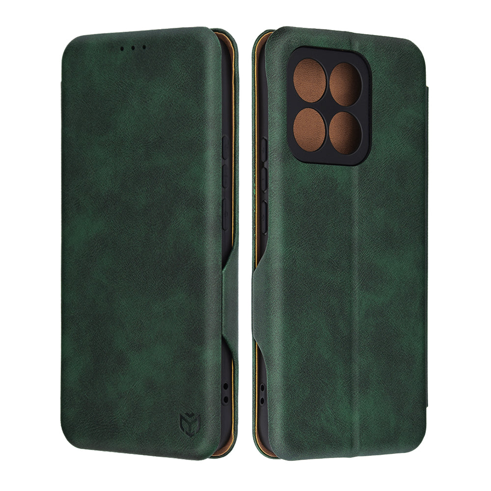 Funda para Honor X8c, Techsuit, Safe Wallet Plus, Verde