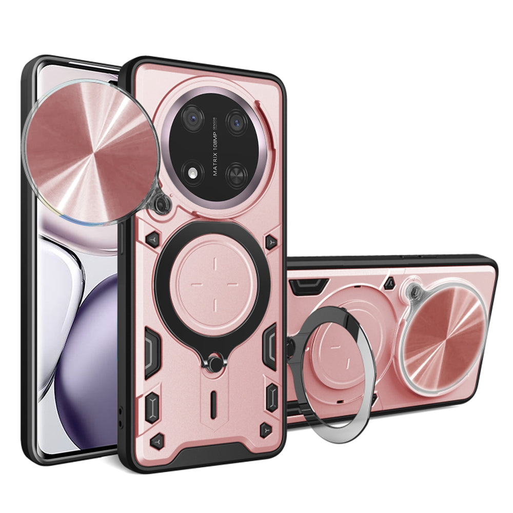 Funda para Honor X9c / Magic7 Lite, Techsuit, CamGuard Pro, Rosa Dorado