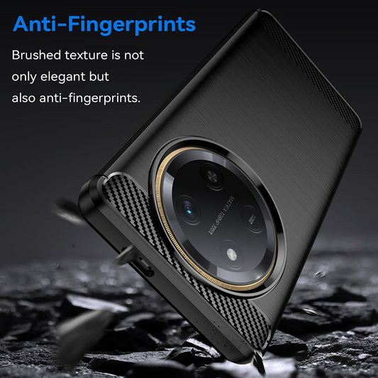 Funda para Honor X9c / Magic7 Lite, Techsuit, Carbono, Negra