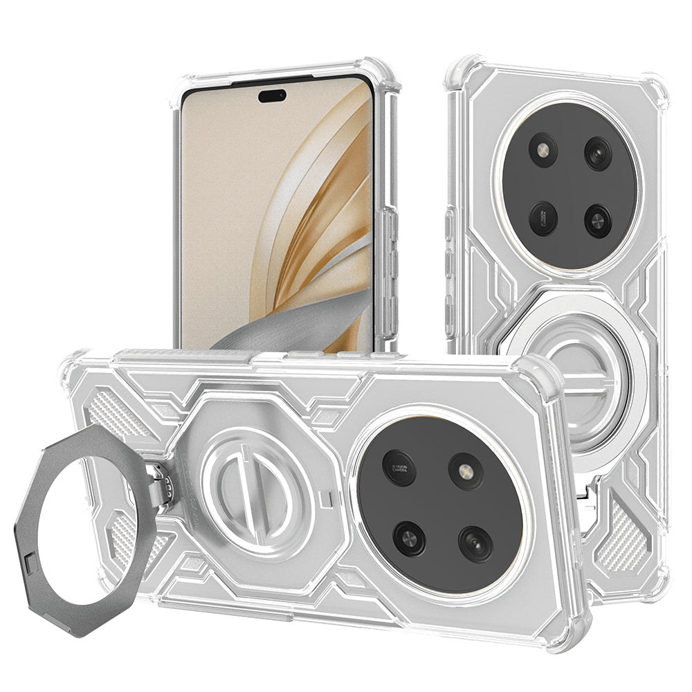 Funda para Honor X9c / Magic7 Lite, Techsuit, Carbon Shield Pro, Blanca