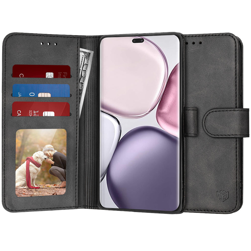 Funda para Honor X9c / Magic7 Lite, Techsuit, Diary Book, Negra