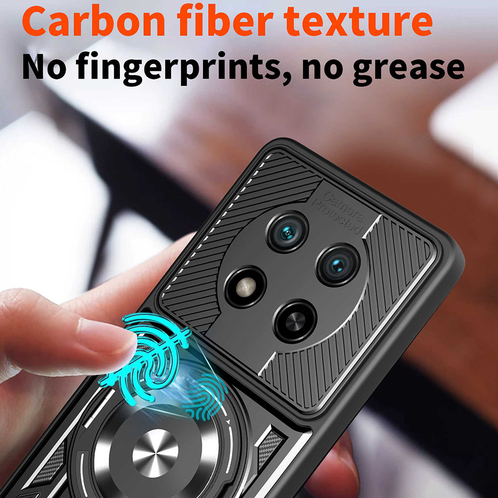 Funda para Honor X9c / Magic7 Lite, Techsuit, RuggedCam, Morado