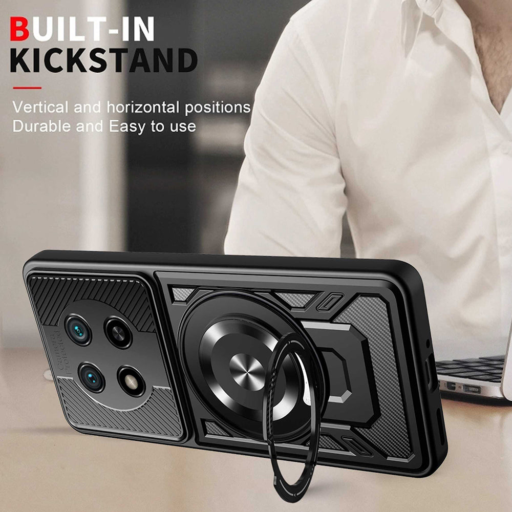 Funda para Honor X9c / Magic7 Lite, Techsuit, RuggedCam, Negra