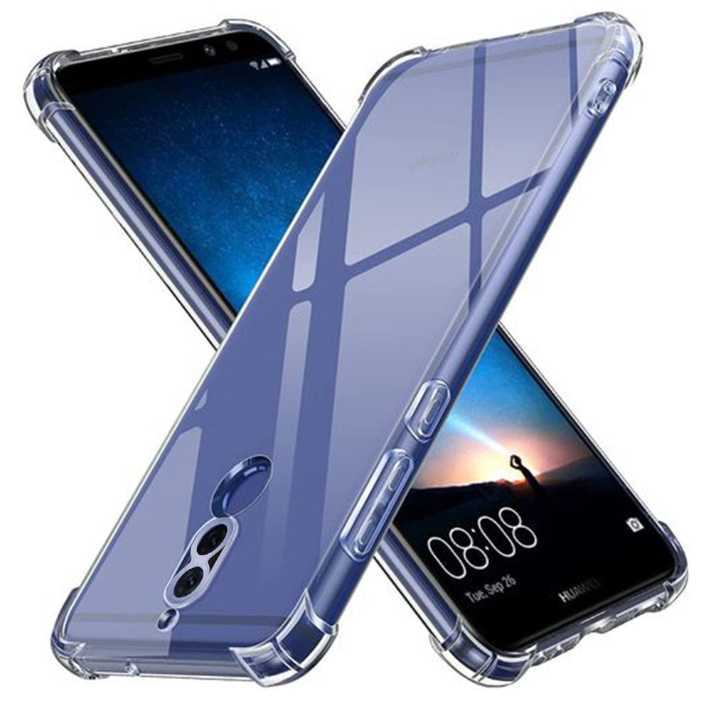 Funda para Huawei Mate 10 Lite, Techsuit, Antichoque Transparente, Transparente