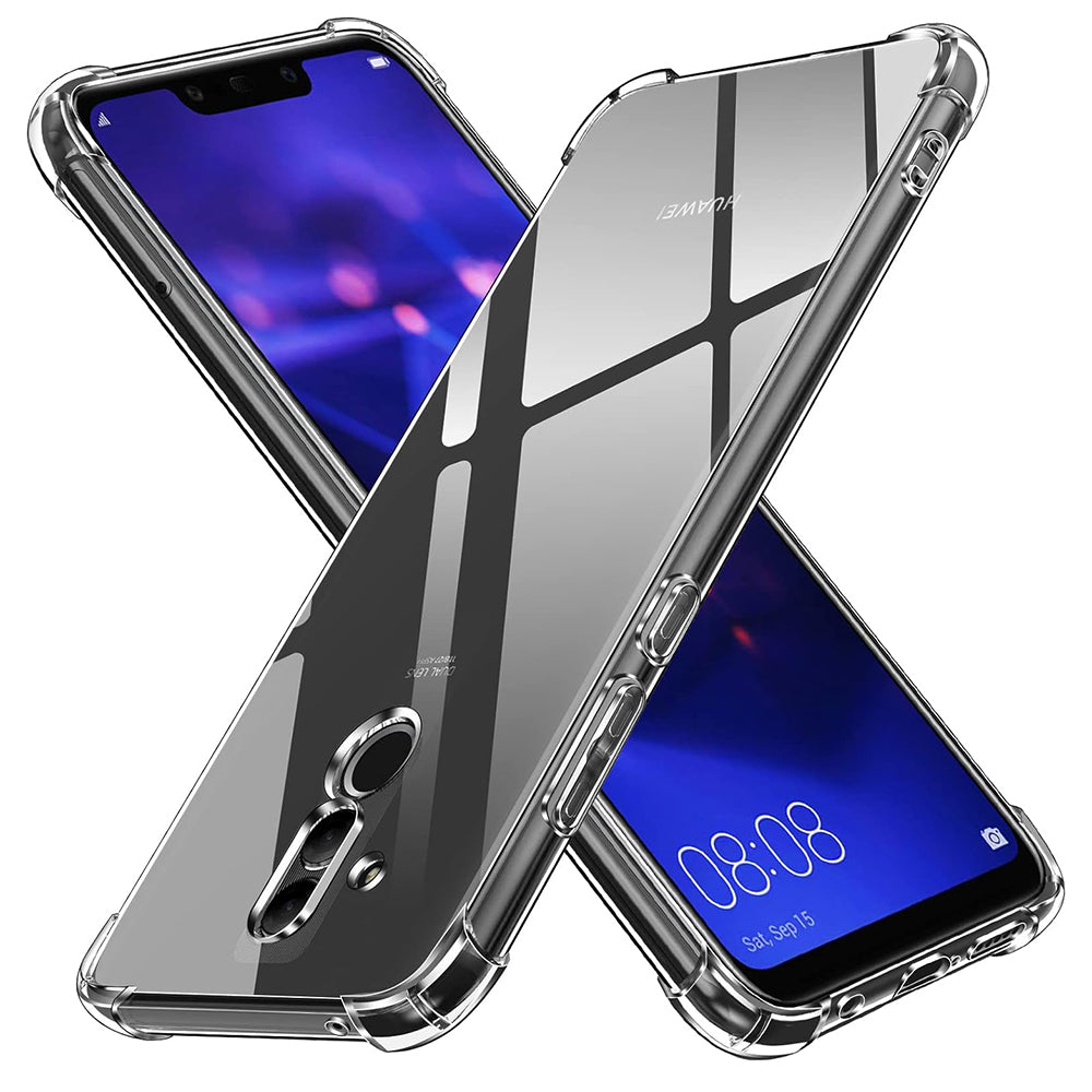 Funda para Huawei Mate 20 Lite, Techsuit, Antigolpes Transparente, Transparente