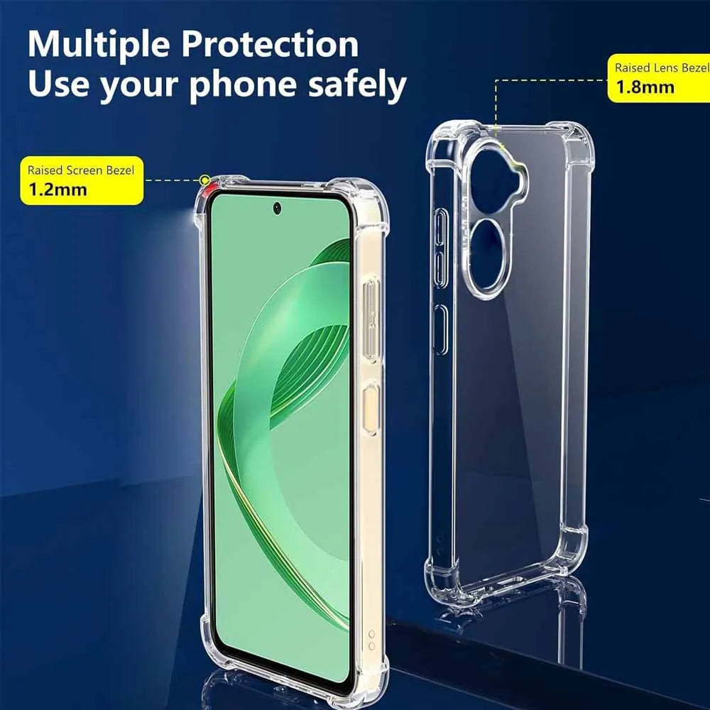 Funda para Huawei nova 11 SE / nova 12 SE, Techsuit, Transparente a prueba de golpes