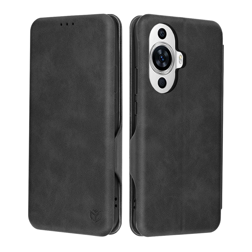 Funda para Huawei nova 12s / nova 11, Techsuit, Safe Wallet Plus, Negra