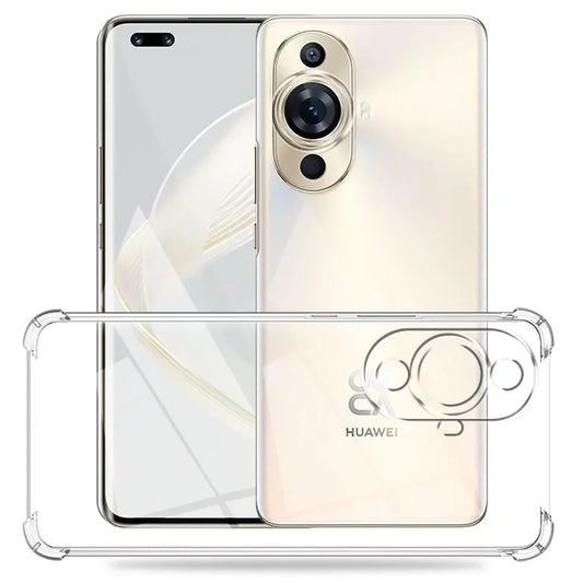 Funda para Huawei nova 12s / nova 11, Techsuit, Antigolpes Transparente, Transparente