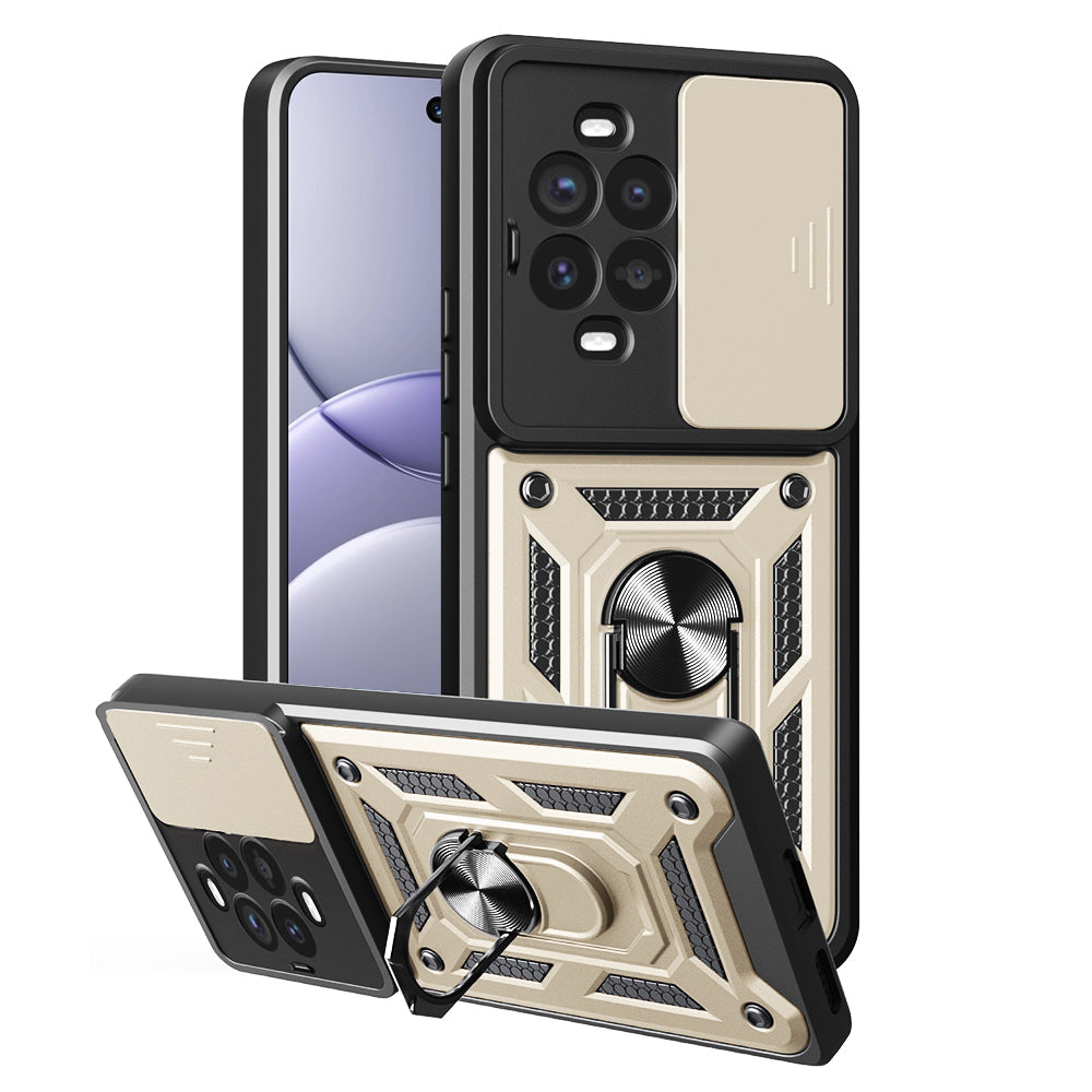 Funda para Huawei nova 13 Pro, Techsuit, CamShield, Dorada