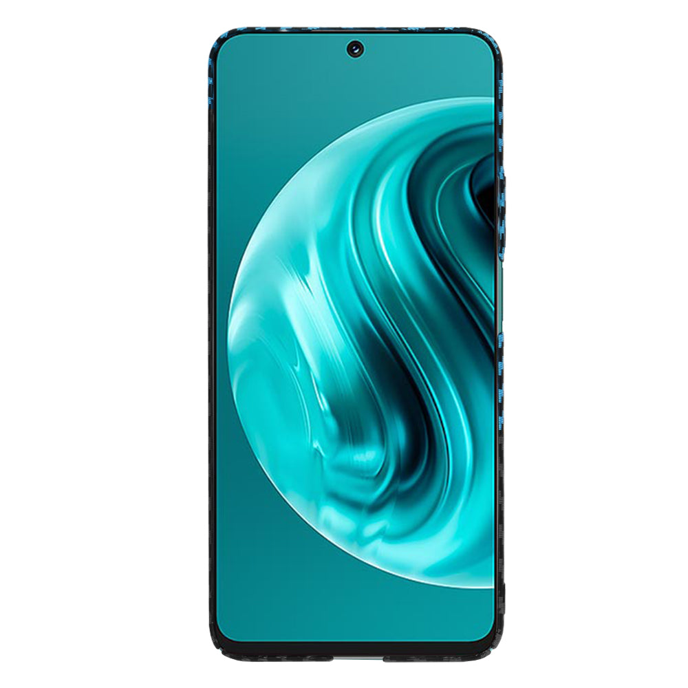 Funda para Huawei nova 13i / nova 12i, Techsuit, Carbonite FiberShell, Negra Bleu