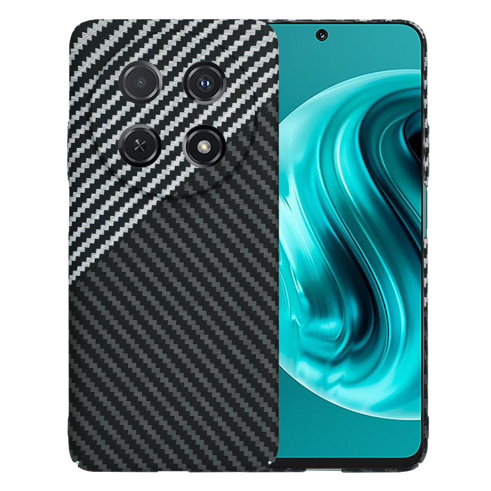 Funda para Huawei nova 13i / nova 12i, Techsuit, Carbonite FiberShell, Negra Gris