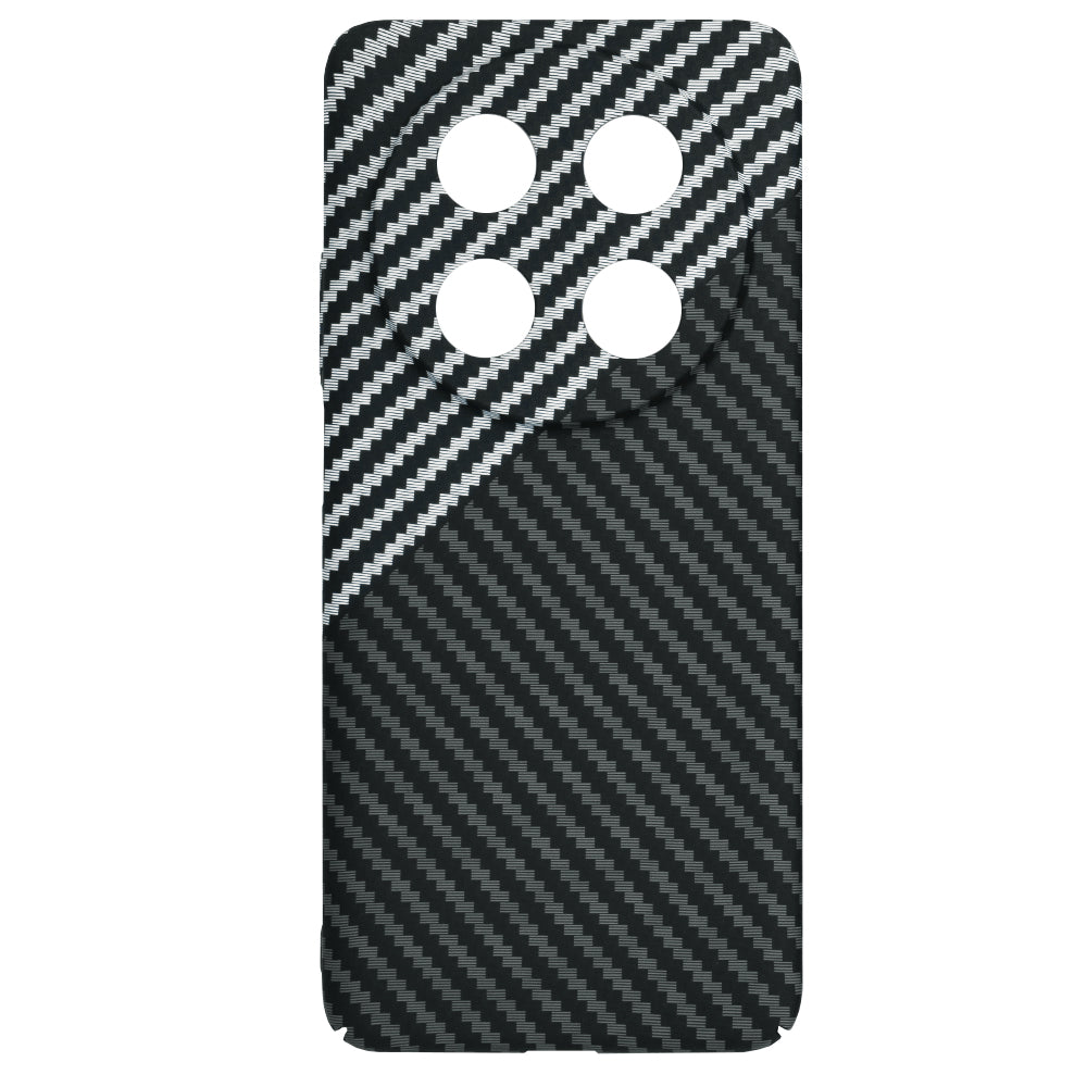 Funda para Huawei nova 13i / nova 12i, Techsuit, Carbonite FiberShell, Negra Gris