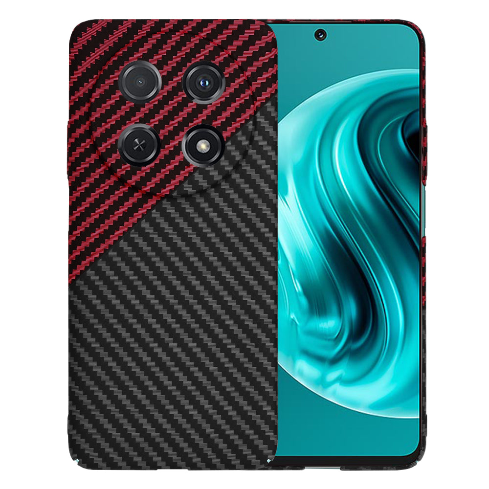 Funda para Huawei nova 13i / nova 12i, Techsuit, Carbonite FiberShell, Negra Roja