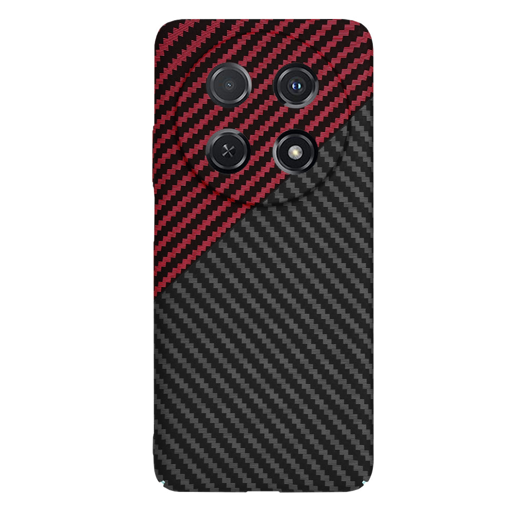 Funda para Huawei nova 13i / nova 12i, Techsuit, Carbonite FiberShell, Negra Roja