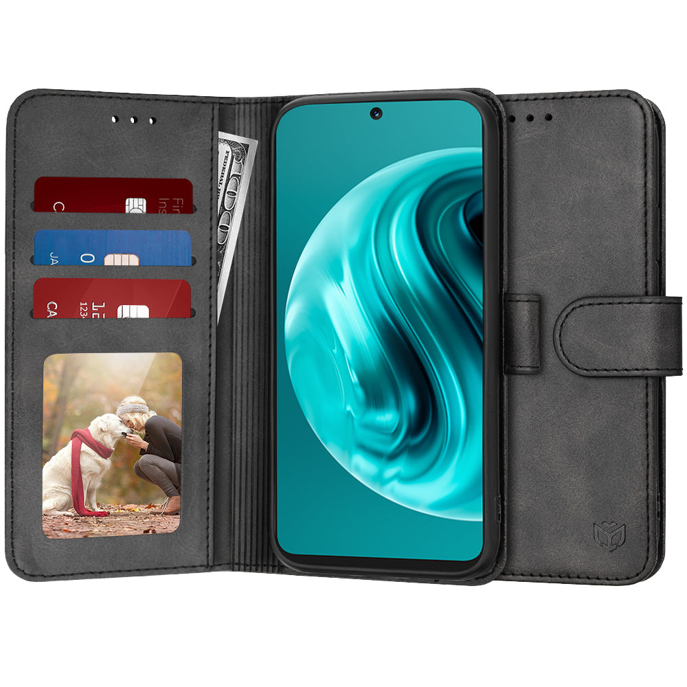 Funda para Huawei nova 13i / nova 12i, Techsuit, Diary Book, Negra