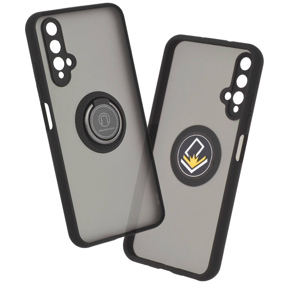 Funda para Huawei nova 5T / Honor 20, Techsuit, Glinth, Negra