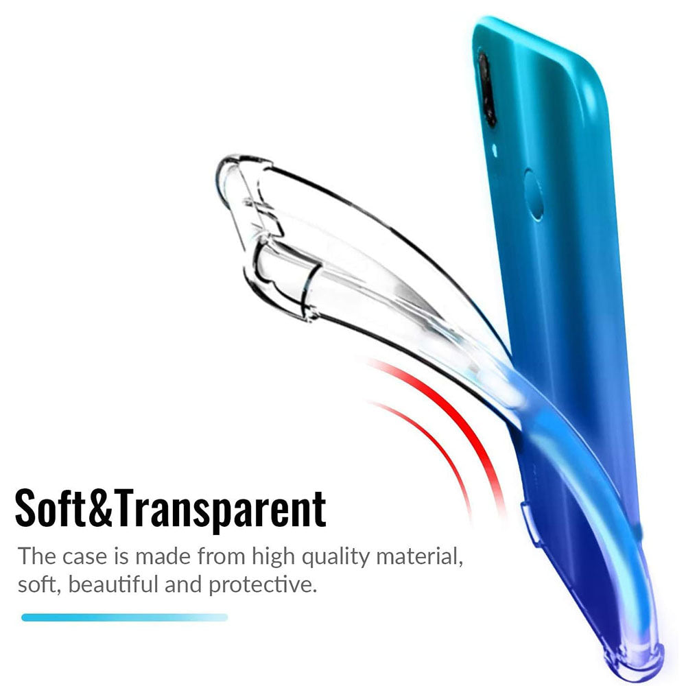 Funda para Huawei P Smart (2019), Techsuit, Antigolpes Transparente