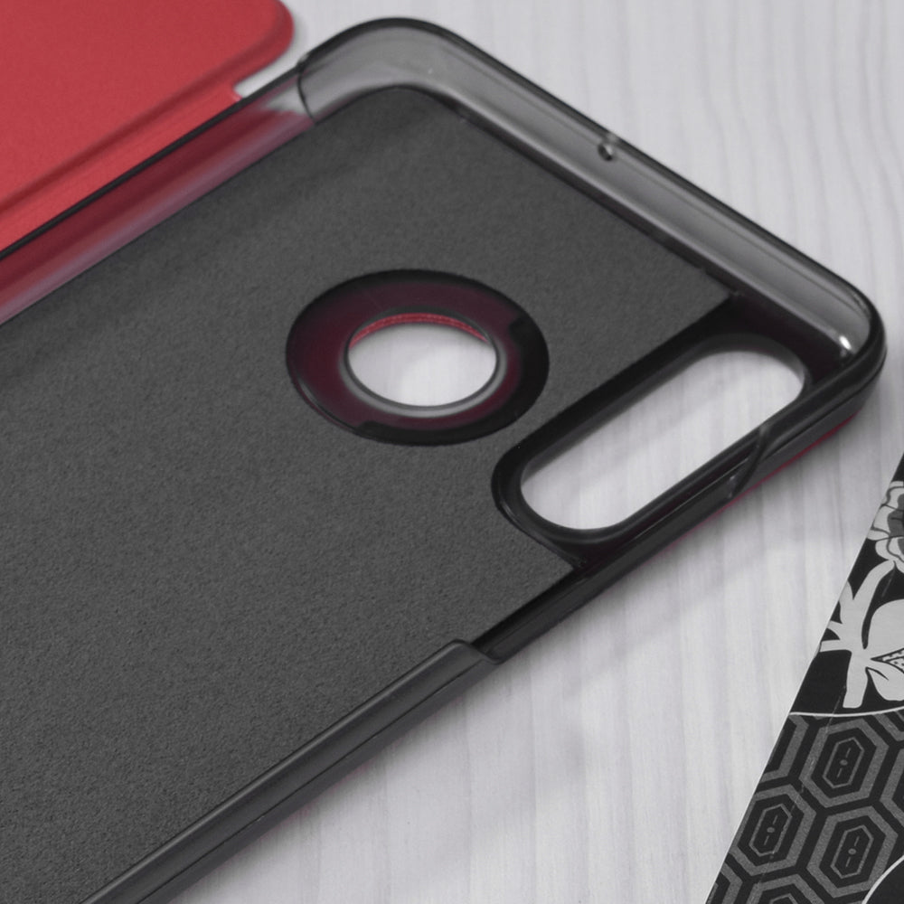 Funda para Huawei P30 lite New Edition / P30 lite, Techsuit, eFold, Roja