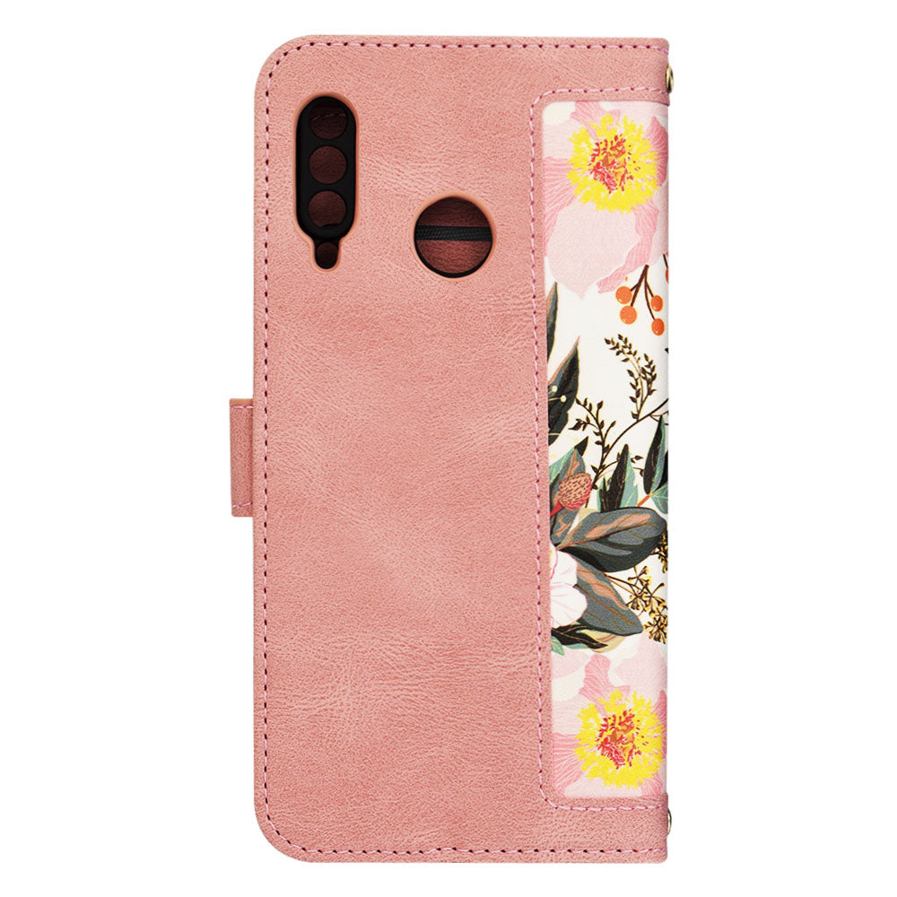 Funda para Huawei P30 lite New Edition / P30 lite, Techsuit, FlipCraft, Rosa