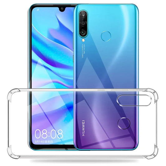 Funda para Huawei P30 lite New Edition / P30 lite, Techsuit, Antigolpes Transparente, Transparente