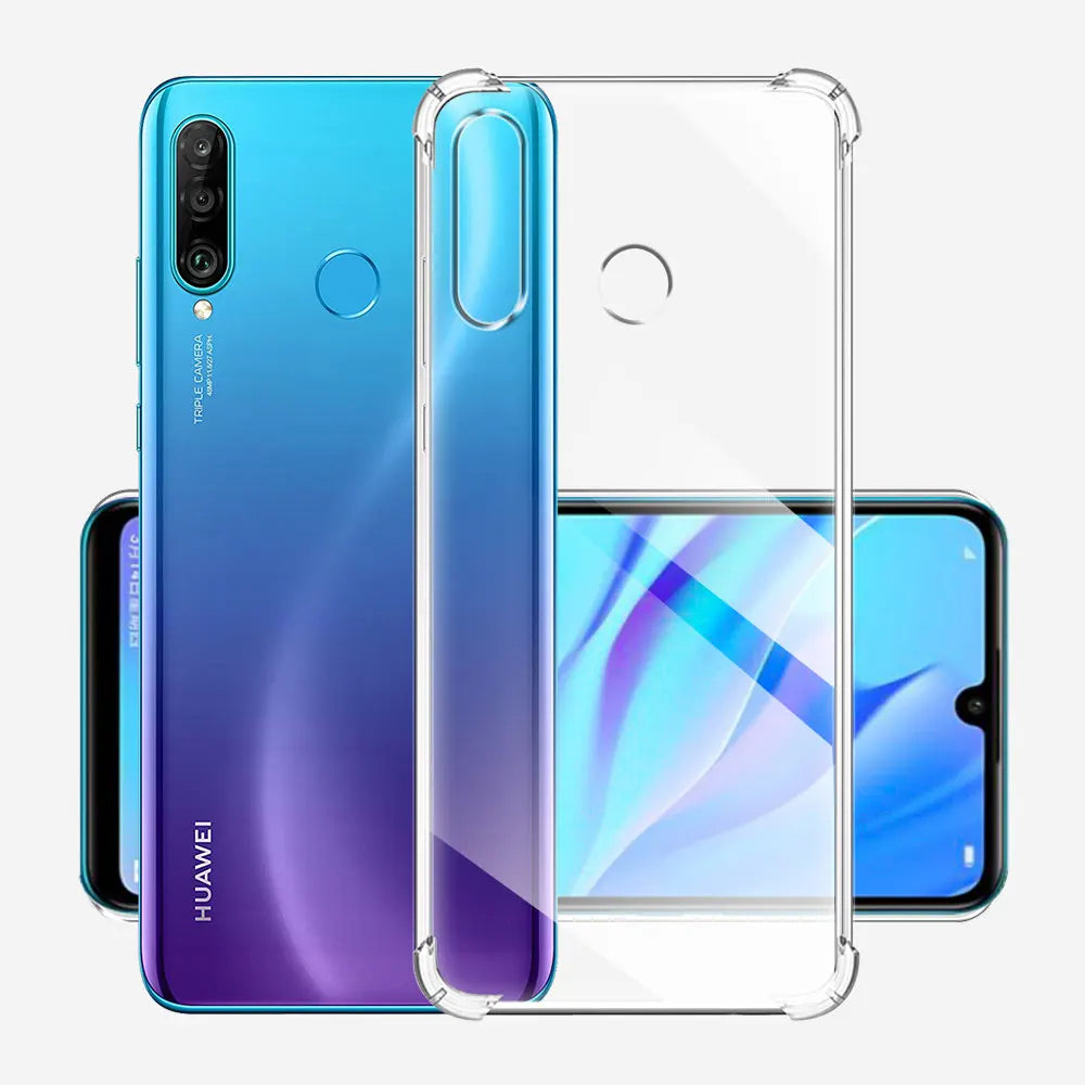 Funda para Huawei P30 lite New Edition / P30 lite, Techsuit, Antigolpes Transparente, Transparente