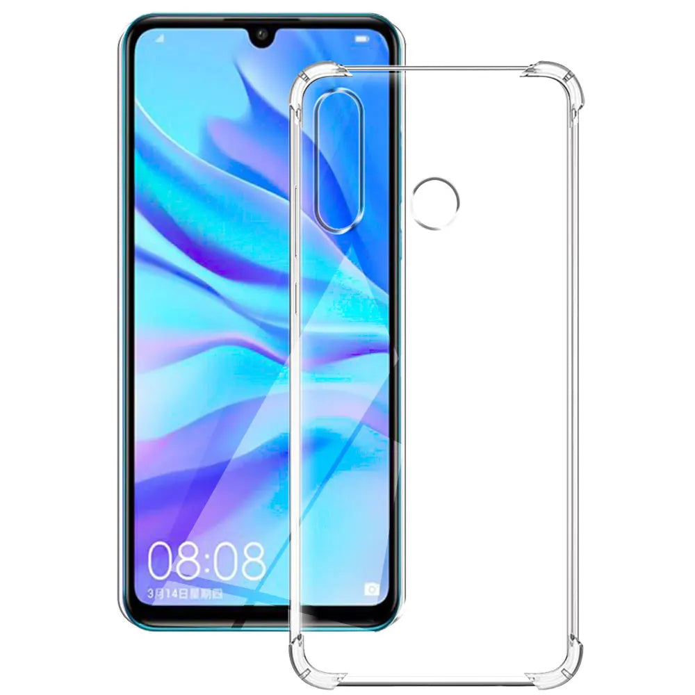 Funda para Huawei P30 lite New Edition / P30 lite, Techsuit, Antigolpes Transparente, Transparente