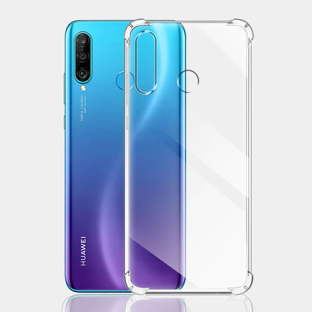 Funda para Huawei P30 lite New Edition / P30 lite, Techsuit, Antigolpes Transparente, Transparente