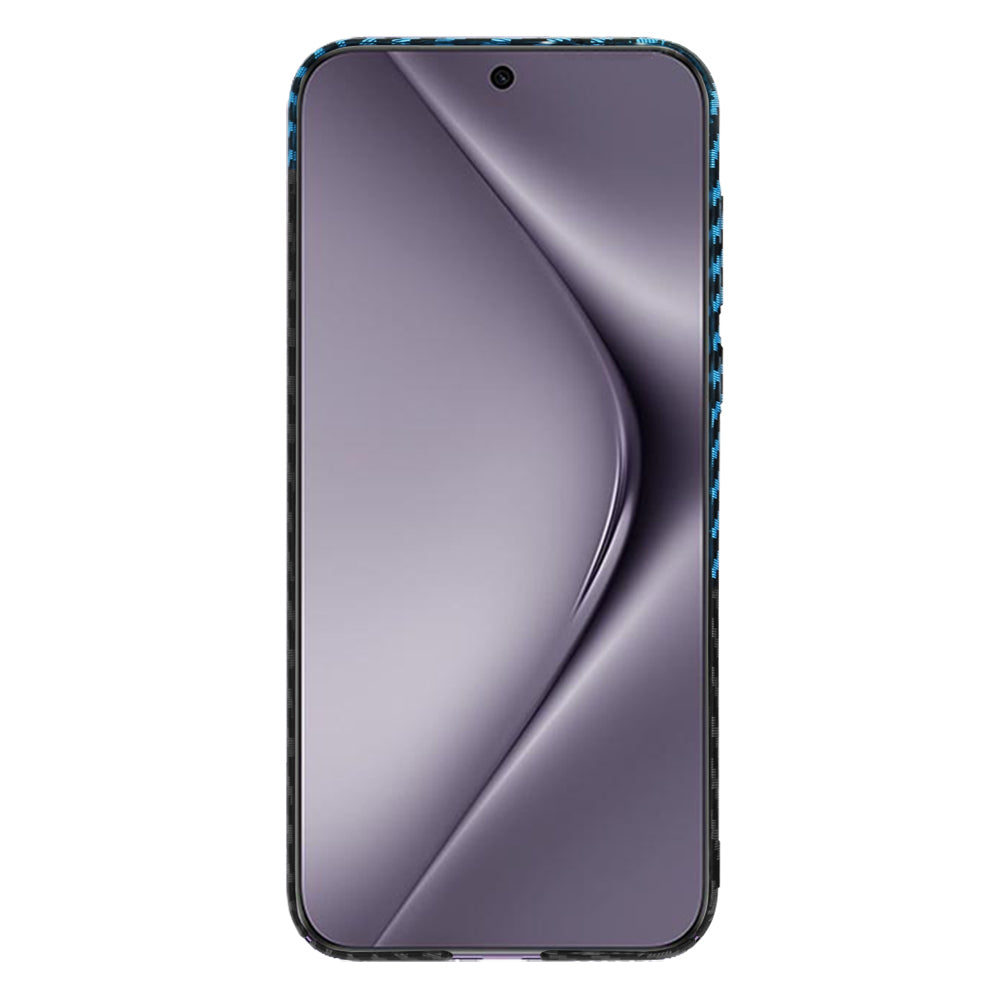 Funda para Huawei Pura 70 Pro, Techsuit, Carbonite FiberShell, Negra Bleu