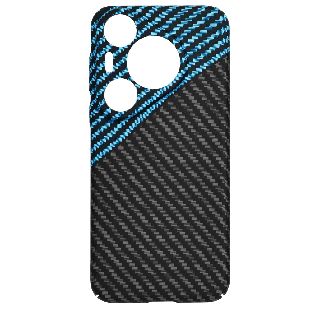 Funda para Huawei Pura 70 Pro, Techsuit, Carbonite FiberShell, Negra Bleu