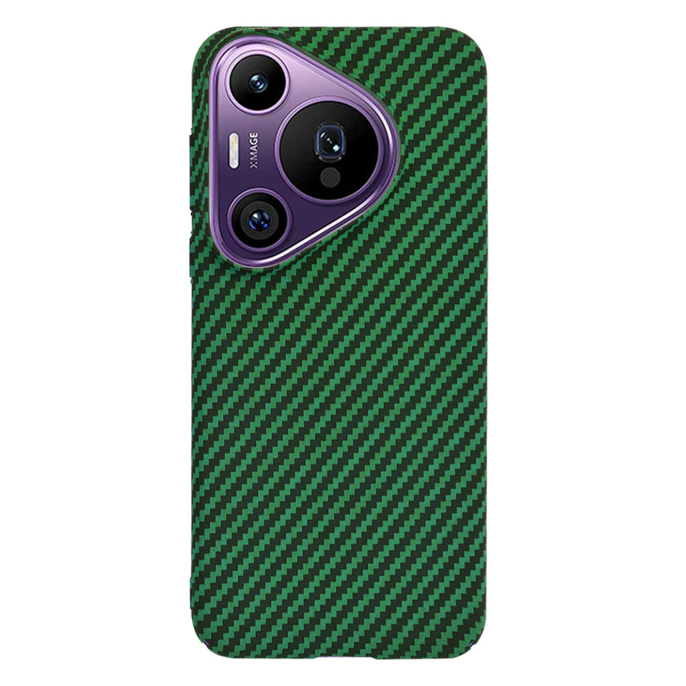 Funda para Huawei Pura 70 Pro, Techsuit, Carbonite FiberShell, Verde