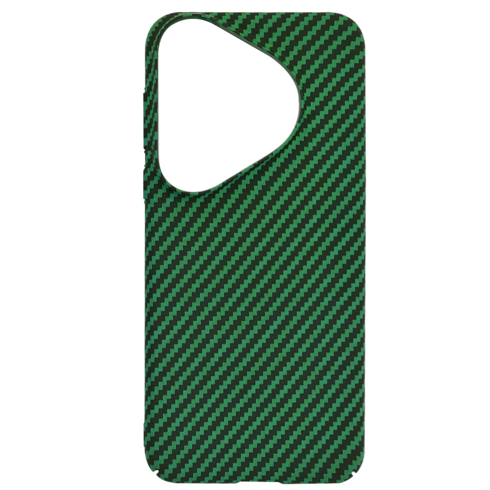 Funda para Huawei Pura 70 Pro, Techsuit, Carbonite FiberShell, Verde