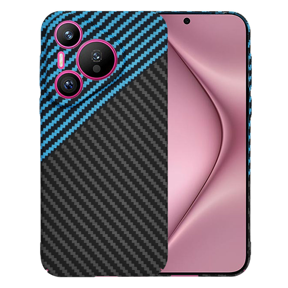 Funda para Huawei Pura 70, Techsuit, Carbonite FiberShell, Negra Bleu