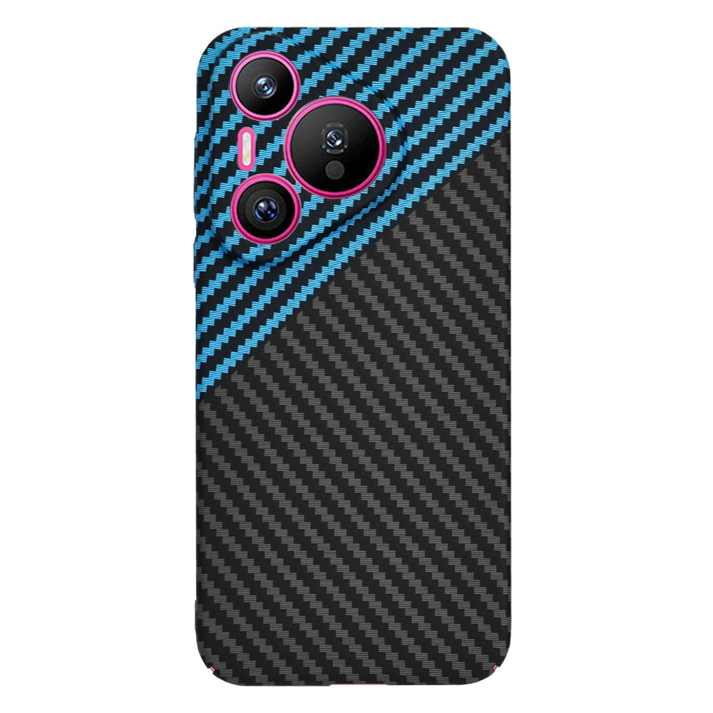 Funda para Huawei Pura 70, Techsuit, Carbonite FiberShell, Negra Bleu