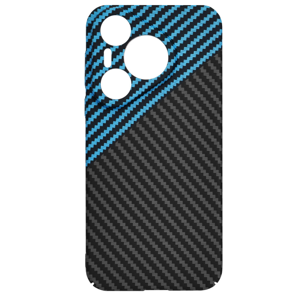 Funda para Huawei Pura 70, Techsuit, Carbonite FiberShell, Negra Bleu